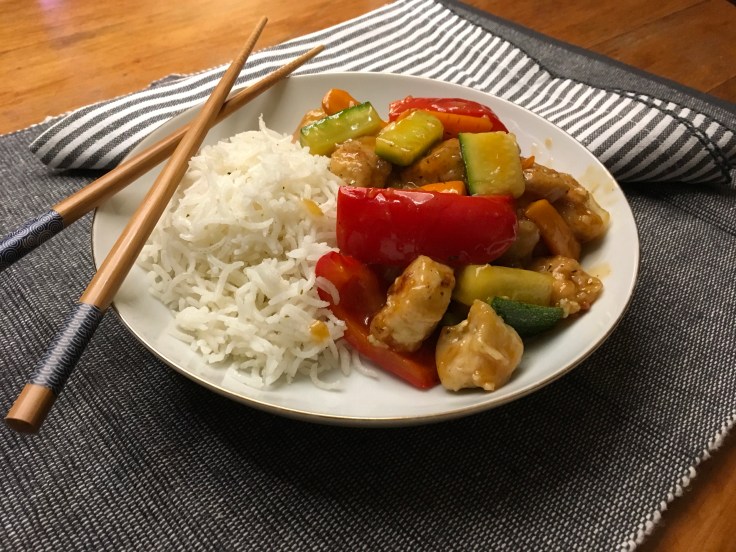 Poulet général tao sans gluten et sans produits laitiers / Gluten free, dairy free general Tao chicken